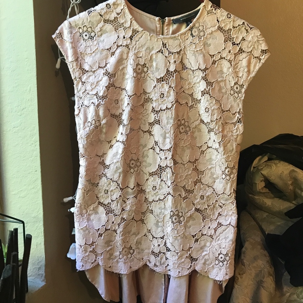 BCBG peplum blouse
